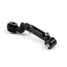 Artudatech Motorcycle Fluid Reservoir Brake Clutch Master Cylinder Mount Bracket Black