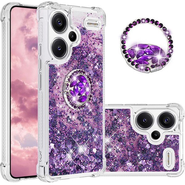 CCSmall Glitter Clear Sparkly Bling Case for Xiaomi Redmi Note