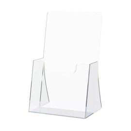 Marketing Holders 4.25" Tri-Fold Brochure Holder Pamphlet Display Stand Counter Table Top