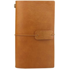 Leather Travel Journal, Travel Journal able Leather Notebook & Vintage Notebook, Travel Journal Notebook, 4.72 X 7.87 lnch