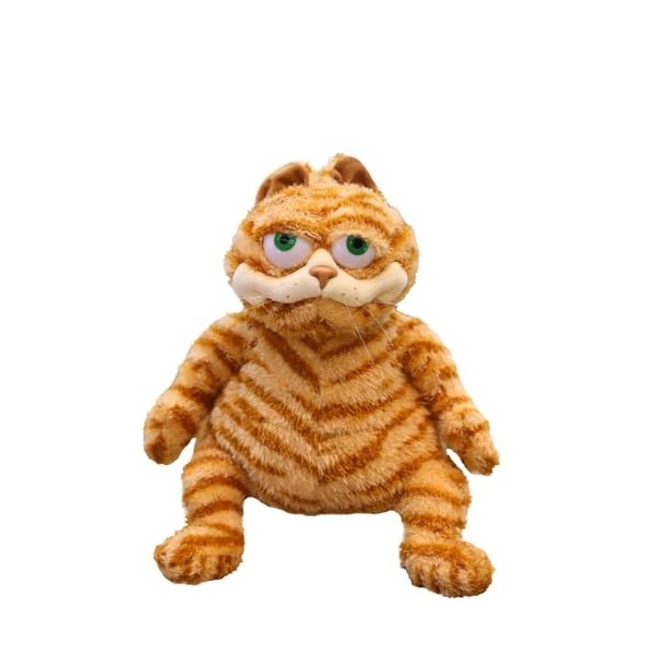 Fat Orange Plush Cat Toy - Soft Stuffed Animal for