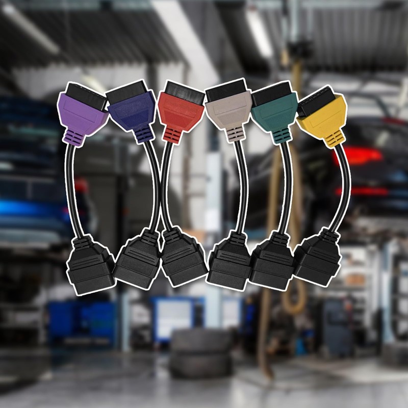 VZG OBD2 Cable Set for FiatECUscan,Compatible with OBDii Diagnostic Scanner