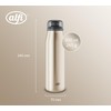 alfi ISO Bottle 500 ml, Gold Champagne, Insulated Drinking Bottle