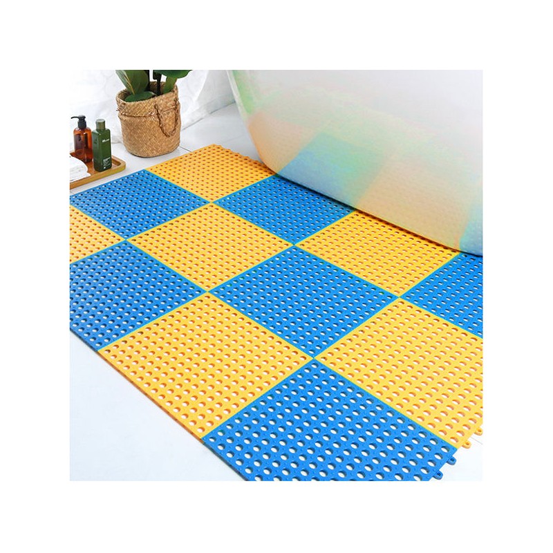 Non-Slip PVC Interlocking Floor Mat for Bathroom Shower Pool Hotel