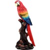 Ebros Gift Beautiful Tropical Rainforest Paradise Bird Red Scarlet Macaw