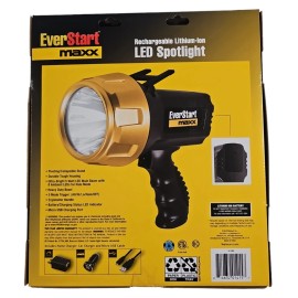 EverStart Maxx Spotlight Up To 1200 Lumens + Car & Wall Chargers - NEW!
