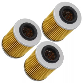 Caltric 3 Pack Oil Filter for CanAm Outlander Max 650 Std Xt Std Xt Max EFI Xt-P 4X4