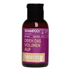 BENECOS Grape Shampoo, Volume, Mini Travel Size, 50 ml (10 x 50 ml)
