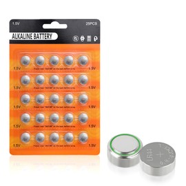 kunying LR44 Batteries 25 Pack, AG13 357 303 SR44 a76 Lr44 Button Cell Batteries,1.5V Long-Lasting Alkaline Button Coin Cell Batteries
