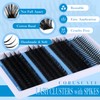CORUSCATE Lash Clusters with Spikes 100D120D150D Eyelash Clusters Volume Cluster