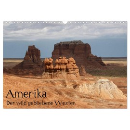 Amerika - Der wild gebliebene Westen (Wandkalender 2025 DIN A3 quer), CALVENDO Monatskalender [Calendar] Claudia Lampert
