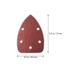 DOITOOL Sanding Pad for Wood 20pcs Triangle Sandpaper Sheets Angle