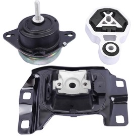 YBDDZH Engine Motor and Transmission Mount Kit, Compatible with 2012-2015 Explorer 2.0L L4 Turbocharged Engine,Replace OE A5634 BB5Z6038F A5614 BB5Z6068B A5612 AV6Z6068A Set of 3