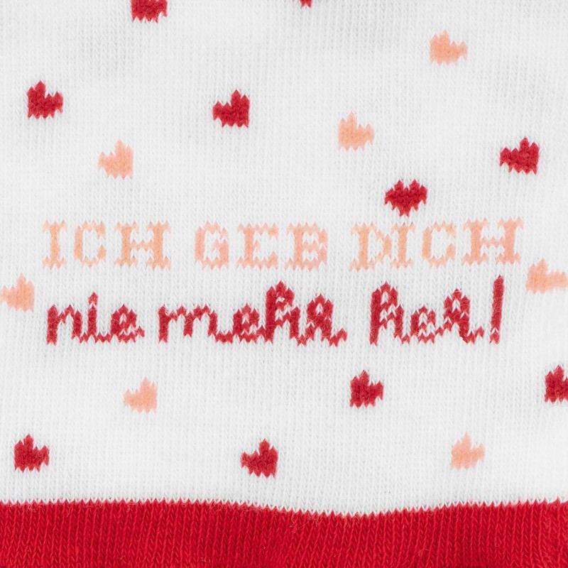 Sheepworld Women's Magic Socks with Motif Print, I give