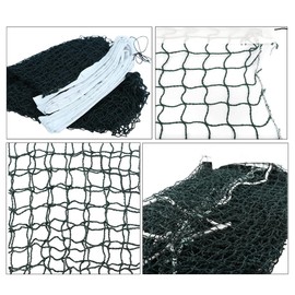Badminton Net Portable Badminton Mesh Net Foldable Badminton Net Badminton Replacement Net Sports Mesh Net for Daily Indoor Outdoor Training (Green)