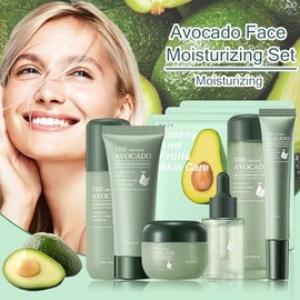 Set De Cuidado Facial De 9 Piezas Con Mascarillas, Limpiador Facial, Locin, Tnico, Suero Facial, Crema Hidratante, Crema Para Ojos Y Kit Hidratante.  