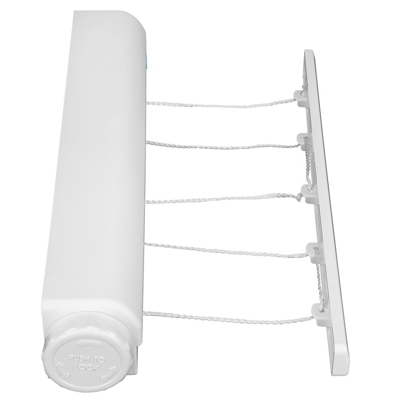 Telescopic Retractable Clothesline Clothes Drying Rope Hanger for Indoor Outdoor