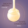 Lindt LINDOR White Chocolate Assorted Chocolate Candy Truffles, 15.2 oz.