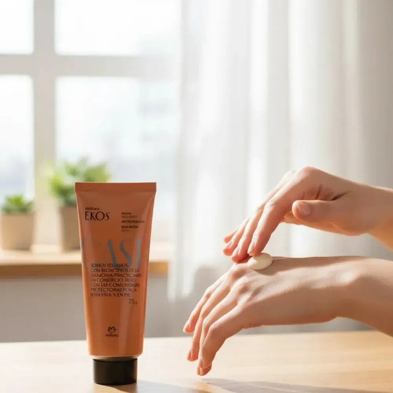 Crema Para Manos Natura Ekos Castaña 75 G Hidratación Antiresequedad
