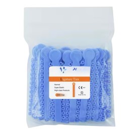 Ligas para brackets, módulos de ortodoncia de colores Paquete con 40 módulos y 1040 ligas (Azul)