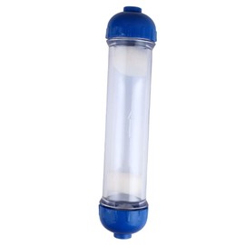 Zerodeko Transparent Water Filter Housing DIY Filter Bottle for Water Empty Filter Shell Sturdy Design for Easy Observation and Replacement Safe and Reusable Water