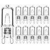 Haraqi 10 Pack G9 Halogen Bulbs 28W 230V 2800K Warm