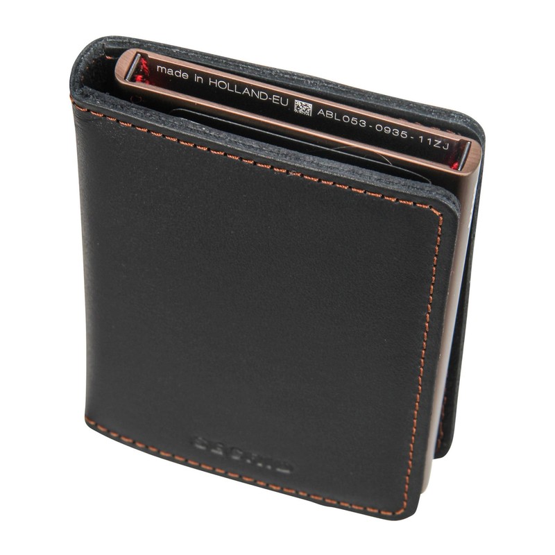 Secrid Men's Wallet Case, 16 mm Slim, Black Brown, Einheitsgröße