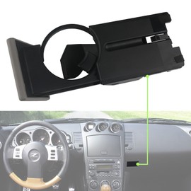 omoZone Dash Dashboard Cup Holder Assembly Gray Compatible with 2003-2005 Ni-ss-an 350Z Replaces 68430-CE86B 68430-CE861