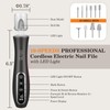 PELCAS Electric Nail Drills, Professional Cordless Nail File Kit with