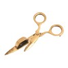 MaMeMi Wick Scissors Brass Length 15 cm