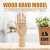 Women Hand Body Artist Model Jointed Articulated Wood Sculpture Mannequin