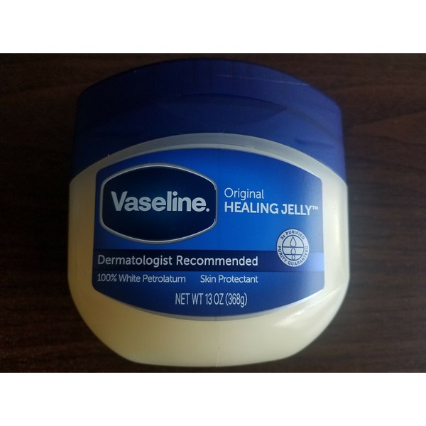 Vaseline 100 % White Petrolatum Original Healing Jelly 13 oz Skin Protectant