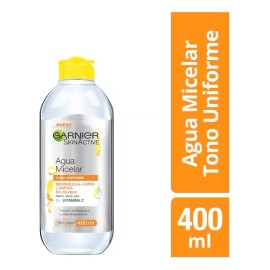 AGUA Garnier Agua Micelar Vitamin C Aclara Desmaq 400ml Toda Piel