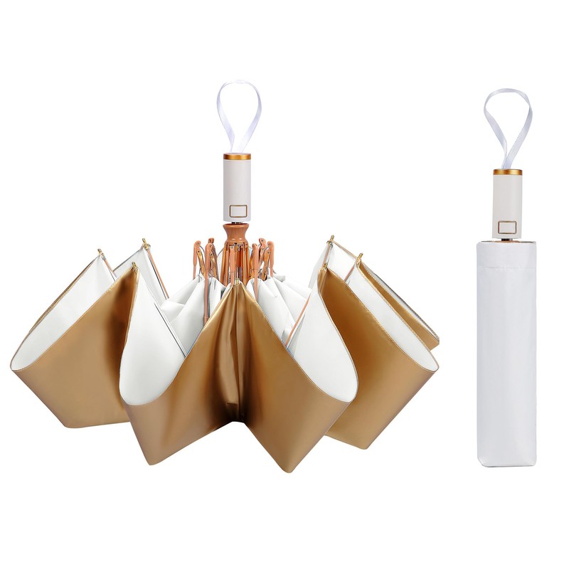 LCY Automatic Parasol UV Protection Foldable Small Lightweight Compact Sun