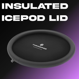 Insulated Ice Pod Lid – Floating Thermal Cover for Standard Ice Pod – Inflatable Ring for a Perfect Seal – Keeps Water Cold & Clean – The Pod Company