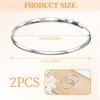 Silver Hoop Earrings for Women 925 Sterling Silver Hypoallergenic Large