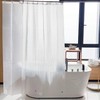 NTBAY EVA Clear Shower Curtain Liner, Water Repellent Shower Curtain