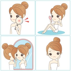 GeekerChip 252 pimple patch, invisible pimple patches for face, acne treatment, acne care (10 mm + 8 mm)