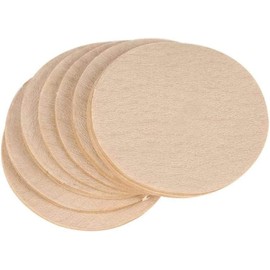100 Pcs No.6 Coffee Filter Moka Pot Filter Paper Disposable Filters