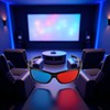 SquarezhenBo 1Pc Anaglyph Red Blue 3D Glasses for 3D Movie