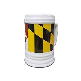 22 oz. Beer Stein with Maryland Flag