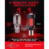 AULUXE 912 921 LED Red Color, 700% Brighter Than Halogen