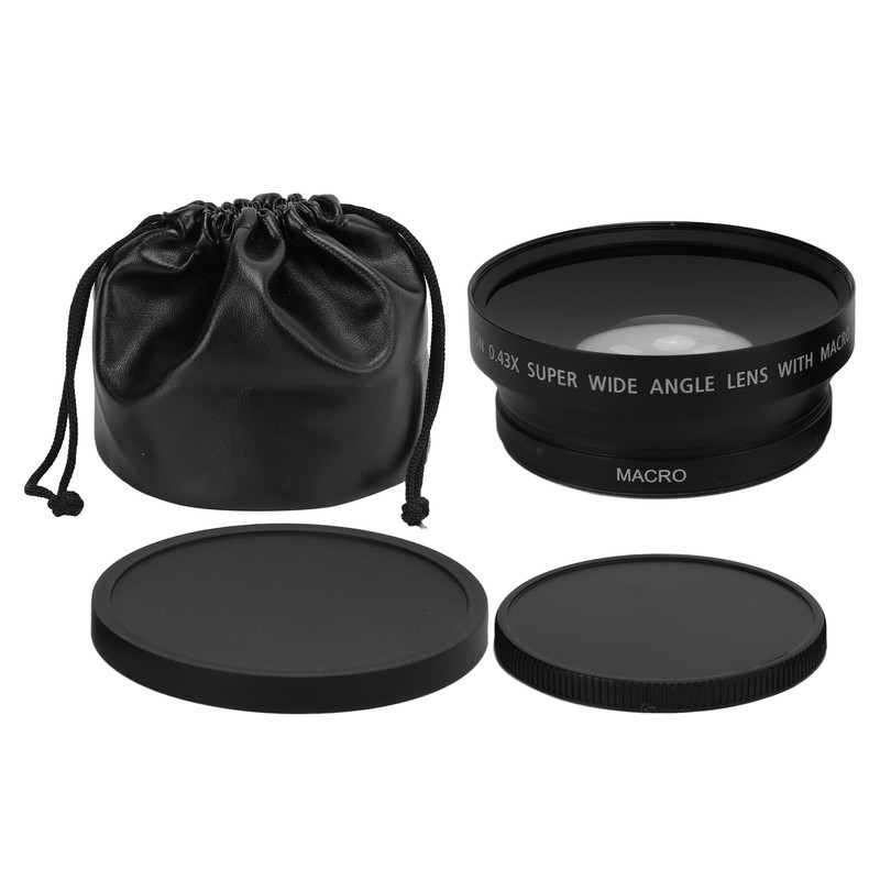 72mm 0.43X Wide Angle Macro Lens for Camera Lens with