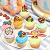 Blumomon 40Pcs Edible Building Blocks Party Cupcake Toppers Kids Birthday