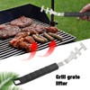BNGXR Heat-resistant grill grate lifter, stainless steel grill grate puller,