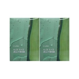 Kim Jeong-moon Aloe Cure Aloe Slice Jelly Mask Jeju Edition 30ml 20 Sheets Ss / 김정문알로에 큐어 알로에 슬라이스 젤리 마스크 제주 에디션 30ml 20매 Ss