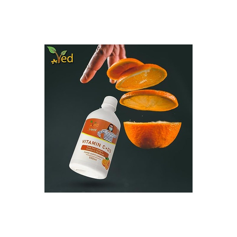 Ved Vitamin C & D3 Liquid Food Supplement for Adults