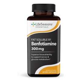 Lifeseasons Benfotiamina B1 Liposoluble 60 Caps Sin Sabor