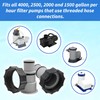 Pool Hose Adapter with Collar Replacement for Intex Threaded Connection