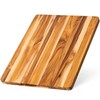 RealGulf 24x18 Teak Butcher Block, Oversized Reversible Cutting Board